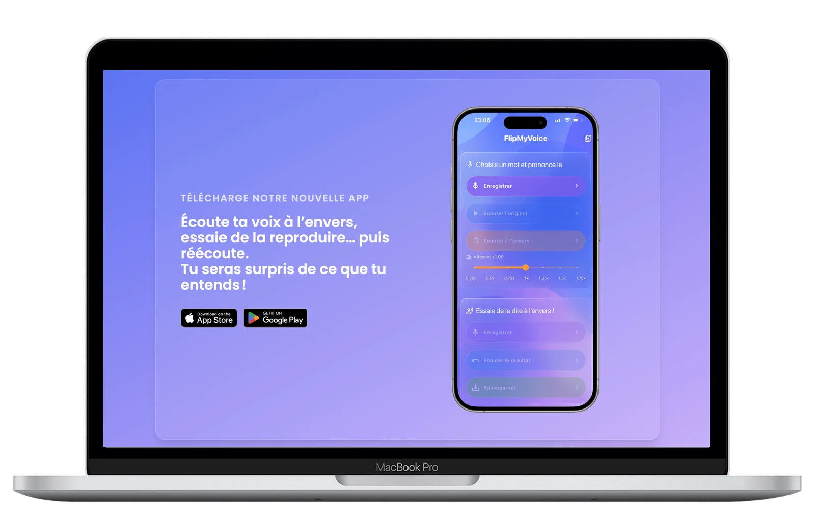 FlipMyVoice web